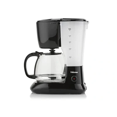 Afbeelding van Tristar koffiezetapparaat CM 1245 Filter Geschikt voor camping gebruik Glazen kan 1,25 liter 10 kopjes Automatische uitschakeling, Druppelstop, Wasbare koffiefilter Zwart