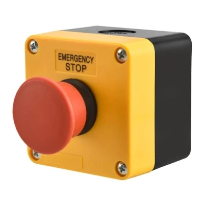 Afbeelding van Heschen Red Sign Tijdelijke noodstopschakelaar 660V 10A met NC box