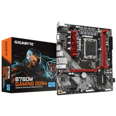 Afbeelding van Gigabyte B760M GAMING DDR4 Moederbord Socket Intel 1700 Vormfactor Micro ATX chipset Intel® B760 Express