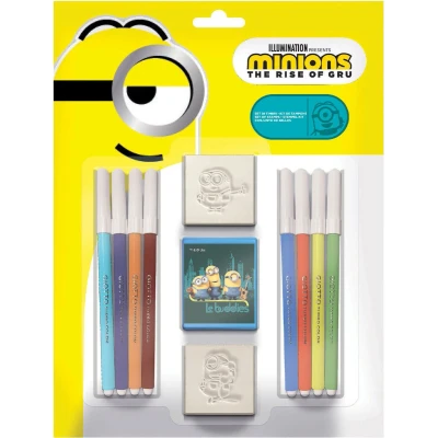 Afbeelding van Multiprint Minions Stempelset, 11dlg.