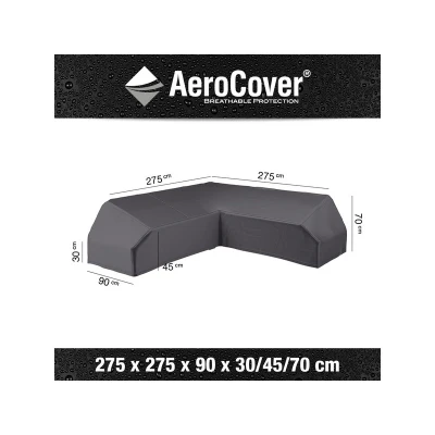 Afbeelding van Platinum AeroCover Loungesethoes Platformset L vorm 275