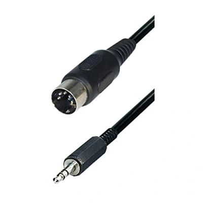 Afbeelding van Eenvoudige DIN 5pins 3,5mm Jack kabel 1,5 meter