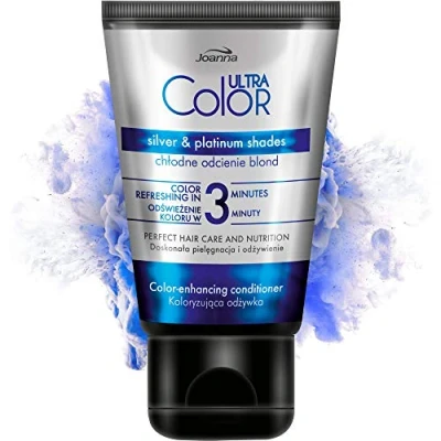 Afbeelding van Joanna Ultra Color kleur verdiepende 3 minuten conditioner, zilver en platina tinten, 100ml