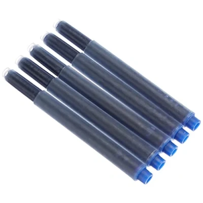 Image de herlitz cartouches d&#039;encre de grande capacité, bleu longue, adapté pour Lamy, etc., avec mécanisme fermeture, contenu: 2 x 5 pièces (10412070)