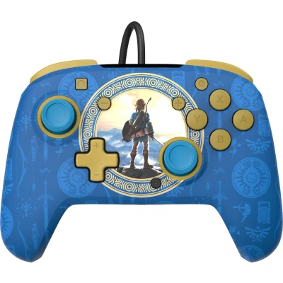 Afbeelding van PDP Rematch Bedrade Nintendo Switch Controller Zelda Hyrule Blue