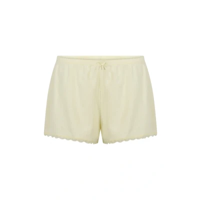 Afbeelding van Hunkemöller Pointelle Short Geel XS