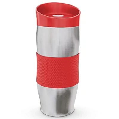 Afbeelding van Niboline Grote Thermo Mok Rvs Geïsoleerde Beker, 350 ml houdt uw dranken Warm of koud met dubbelwandige thermische isolatie, 400