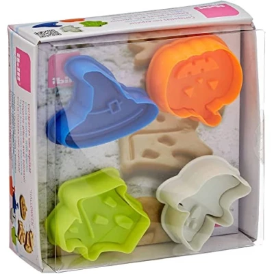 Afbeelding van Ibili 733000 set van 4 uitsteekvormpjes met Halloween schuiver