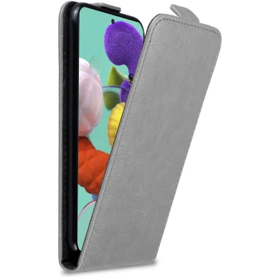 Afbeelding van Cadorabo Hoesje geschikt voor Samsung Galaxy A51 5G in APPEL ROOD Beschermhoes flip design Case Cover met magnetische sluiting