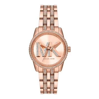 Afbeelding van Michael Kors dames Ritz horloge MK7541 in de kleur Roségoud