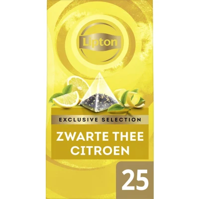 Afbeelding van Lipton Exclusive Selection Citroen 25 theezakjes