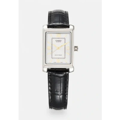 Afbeelding van Casio Horloge black/silvercoloured, Dames, Maat: One Size, Black/silver coloured