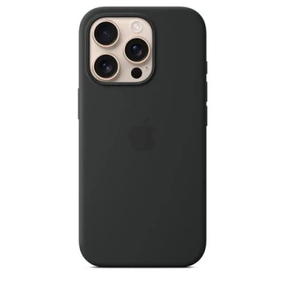 Image de Apple Cover Iphone 16 Pro Silicone Magsafe Black (myyj3zm/a)