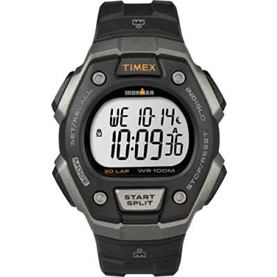 Afbeelding van Timex T5E961KZ sporthorloge, zwart/zilver/grijs, 41 mm, Chronograaf