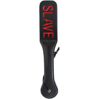 Afbeelding van Paddle met SLAVE Tekst Double Spank
