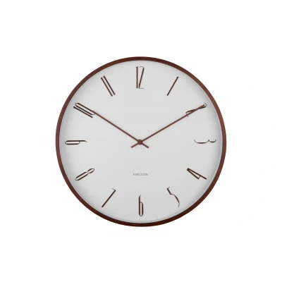 Afbeelding van Karlsson Wandklok Scandia Wit Ø40cm