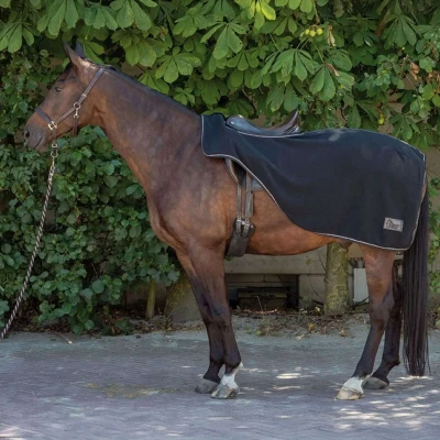 Afbeelding van Harry&#039;s Horse Uitrijdeken Fleece Zwart M