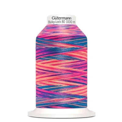 Afbeelding van Gütermann Bulky Lock 80 1000mtr multicolor (coon) kleur 9814