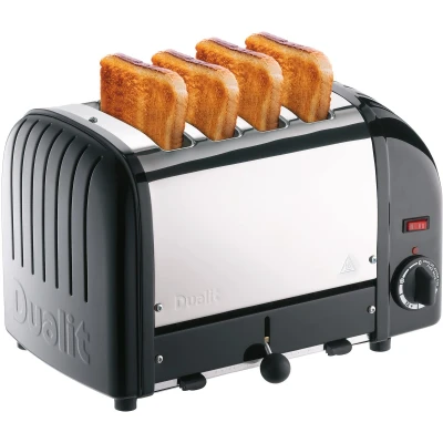 Afbeelding van Dualit 4 Slot Vario Black Broodrooster