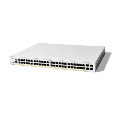 Afbeelding van Netwerk: Switches: Cisco Catalyst 1300 48p GE Full PoE 4x1G SFP
