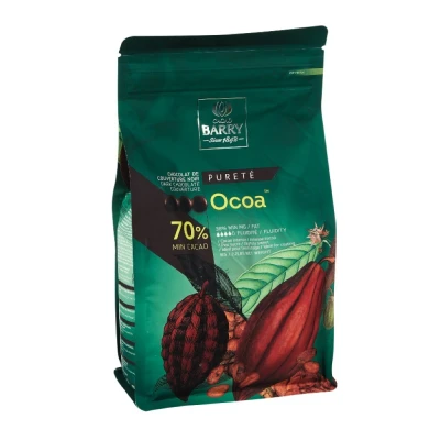 Afbeelding van Callebaut Chocolade Callets Puur Ocoa (70%) 1kg