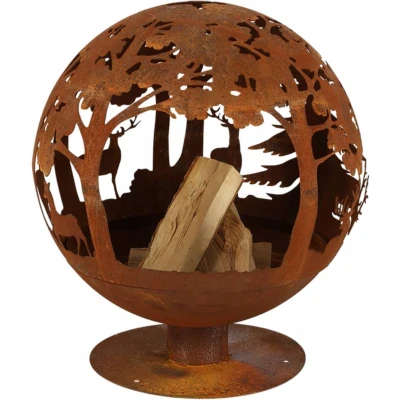 Afbeelding van Fancy Flames Vuurbal Laser Cut Wildlife Roest
