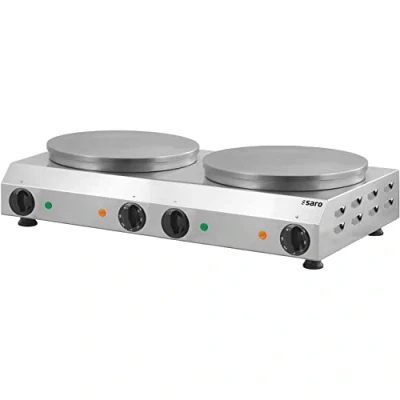 Afbeelding van Crêpes bakplaat elektrisch Pierre 2x Ø35cm