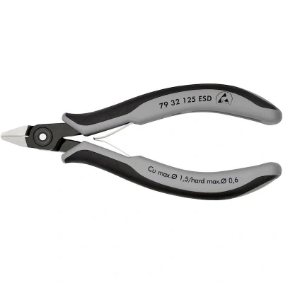 Afbeelding van Knipex Werk 79 32 125 ESD Zijkniptang Met facet mm