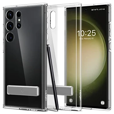 Afbeelding van Spigen Ultra Hybrid S Samsung S23 Hoesje Back Cover Transparant