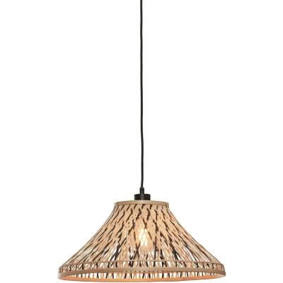 Afbeelding van GOOD&amp;MOJO Hanglamp Tahiti Bamboe/Zwart Ø45cm Bruin