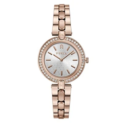 Afbeelding van Furla LOGO Links Horloge, Dames, Maat: One Size, Rose gold tone
