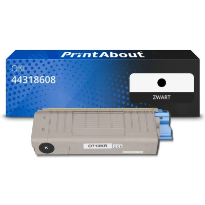 Afbeelding van Huismerk OKI 44318608 Toner Zwart