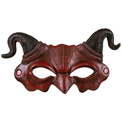 Afbeelding van Boland Foam halfmasker Demoon Volwassenen Duivel Halloween accessoire Horror