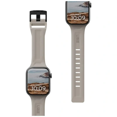 Afbeelding van UAG Scout horlogebandje Apple Watch 38/40/41mm titanium (Silicone, Watch), Horlogebandjes, Grijs