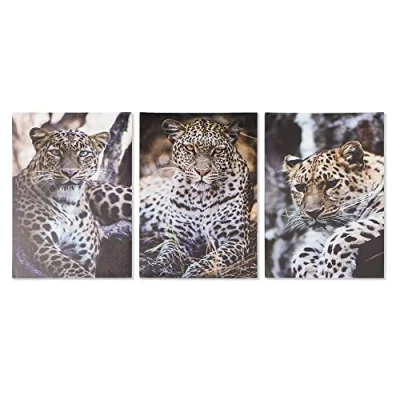 Afbeelding van Schilderij DKD Home Decor Luipaard Koloniaal (50 x 1,8 70 cm)