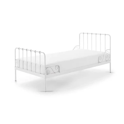 Image de lit Alice Blanc 90x200 cm Métal Vipack