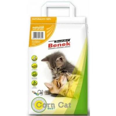 Afbeelding van Kattenbakvulling Super Benek Certech Maïs 14 L