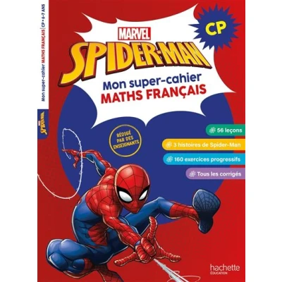 Image de Disney Marvel Spider Man Mon super cahier Maths Français CP