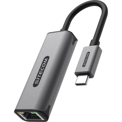Image de Sitecom Adaptateur Usb c Vers Ethernet Argenté / Noir (ad 1005)