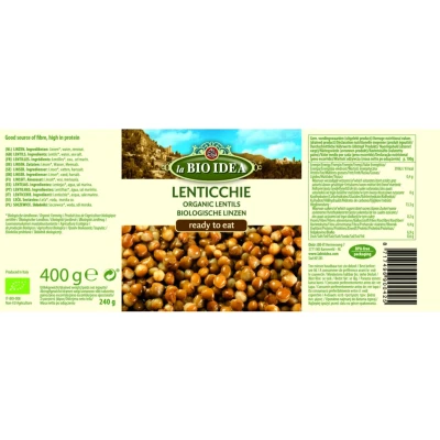 Afbeelding van La Bio Idea Linzen 400GR