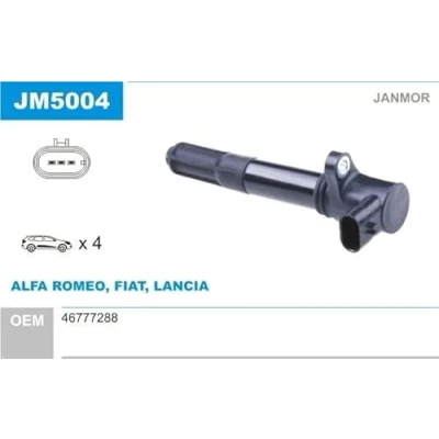 Afbeelding van JANMOR JM5004 Bobine FIAT: 500 Hatchback, Punto II Grande LANCIA: Musa