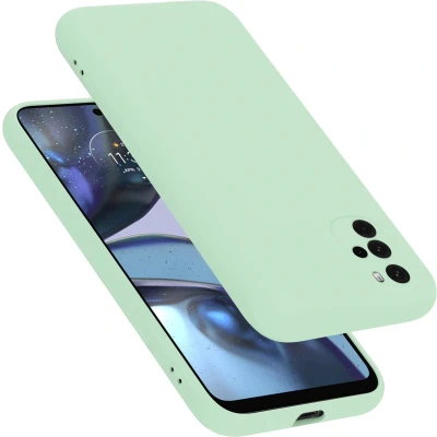 Afbeelding van Cadorabo Hoesje geschikt voor Motorola MOTO G22 in LIQUID LICHT GROEN Beschermhoes gemaakt van flexibel TPU silicone Case Cover