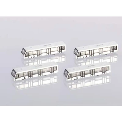 Afbeelding van herpa 533706 Airport Bus 4 in 1 mini set om te knutselen en verzamelen, meerkleurig, maat S