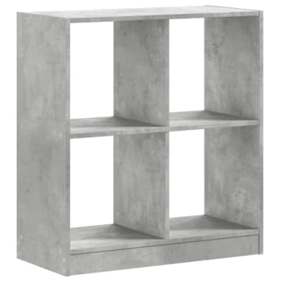 Image de vidaXL Bibliothèque gris béton 68,5x32x75 cm bois d&#039;ingénierie852810