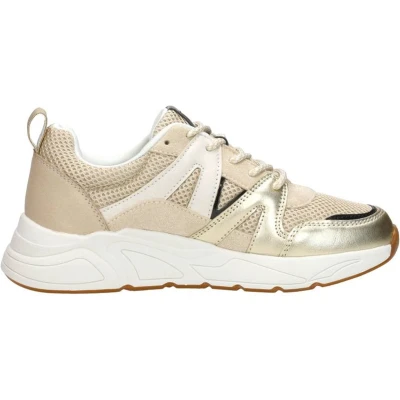 Afbeelding van SUB55 Sneakers laag, Dames, Maat: 37, Goudkleur Kunststof