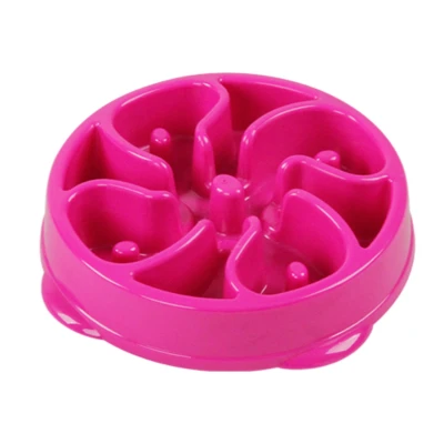 Afbeelding van Pawise Slow Feeder Flower Grijs Hondenvoerbak 22x22x5 cm
