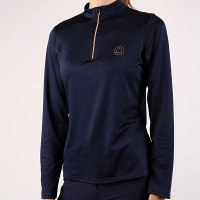 Afbeelding van Montar Shirt Everly Rosegold Lange Mouwen Navy L Agradi.be