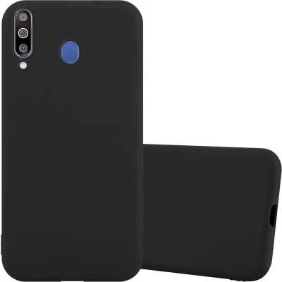 Afbeelding van Cadorabo Hoesje geschikt voor Samsung Galaxy M30 / A40s in CANDY ZWART Beschermhoes gemaakt van flexibel TPU silicone Case Cover