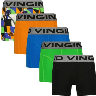 Afbeelding van Vingino Graphic color 5 pack Jongens Ondergoed