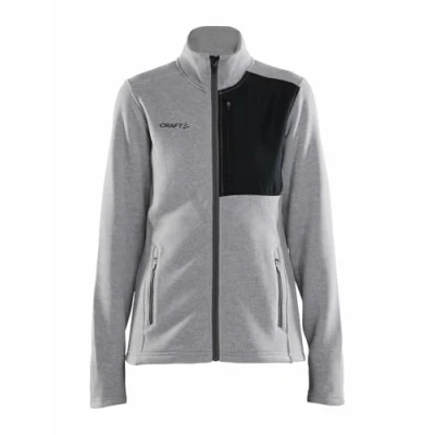 Afbeelding van Craft ADV Explore Heavy Fleece Jacket W 1912219 Grey Melange/Black